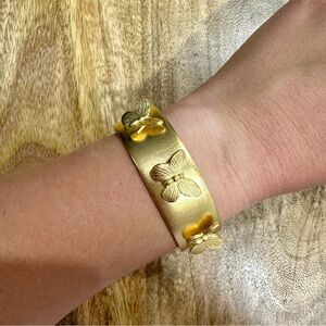 Susan Shaw Butterfly Cuff Bracelet